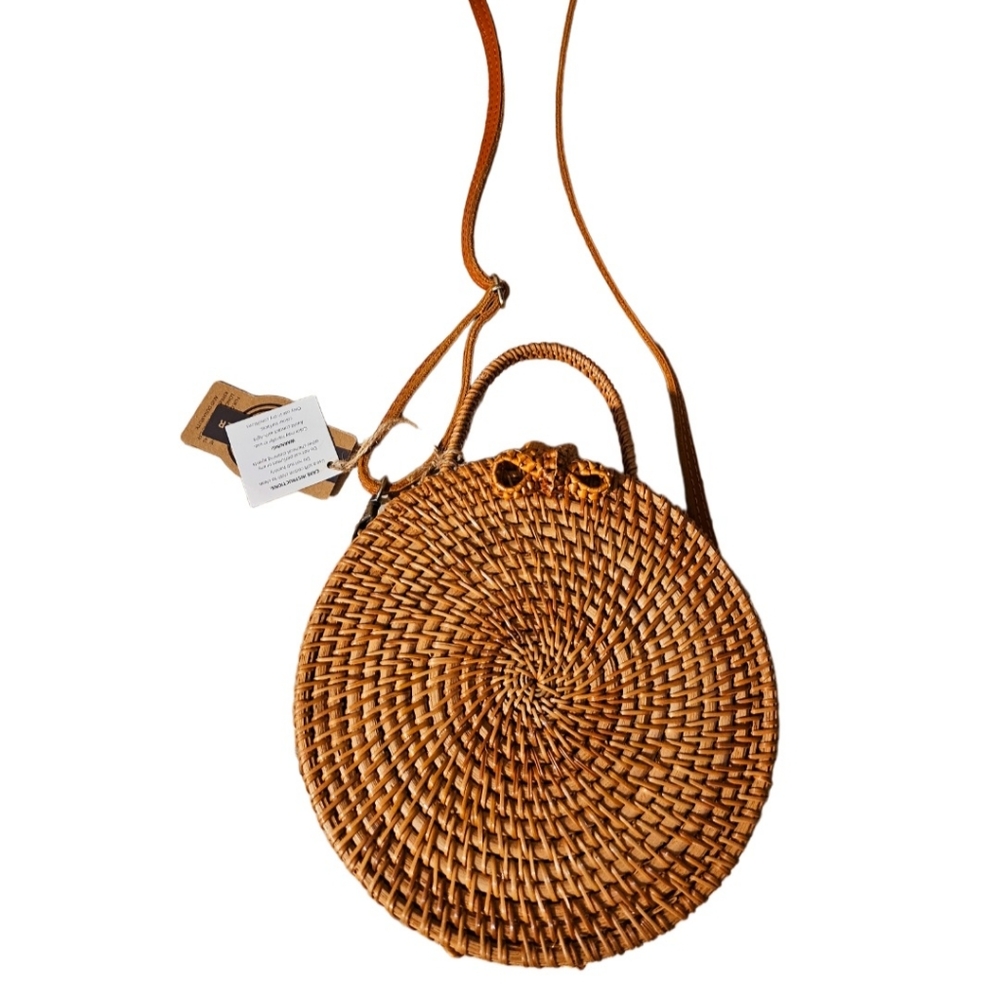 HANDCRAFTED IN VIETNAM BAMBOO Crossbody Bag